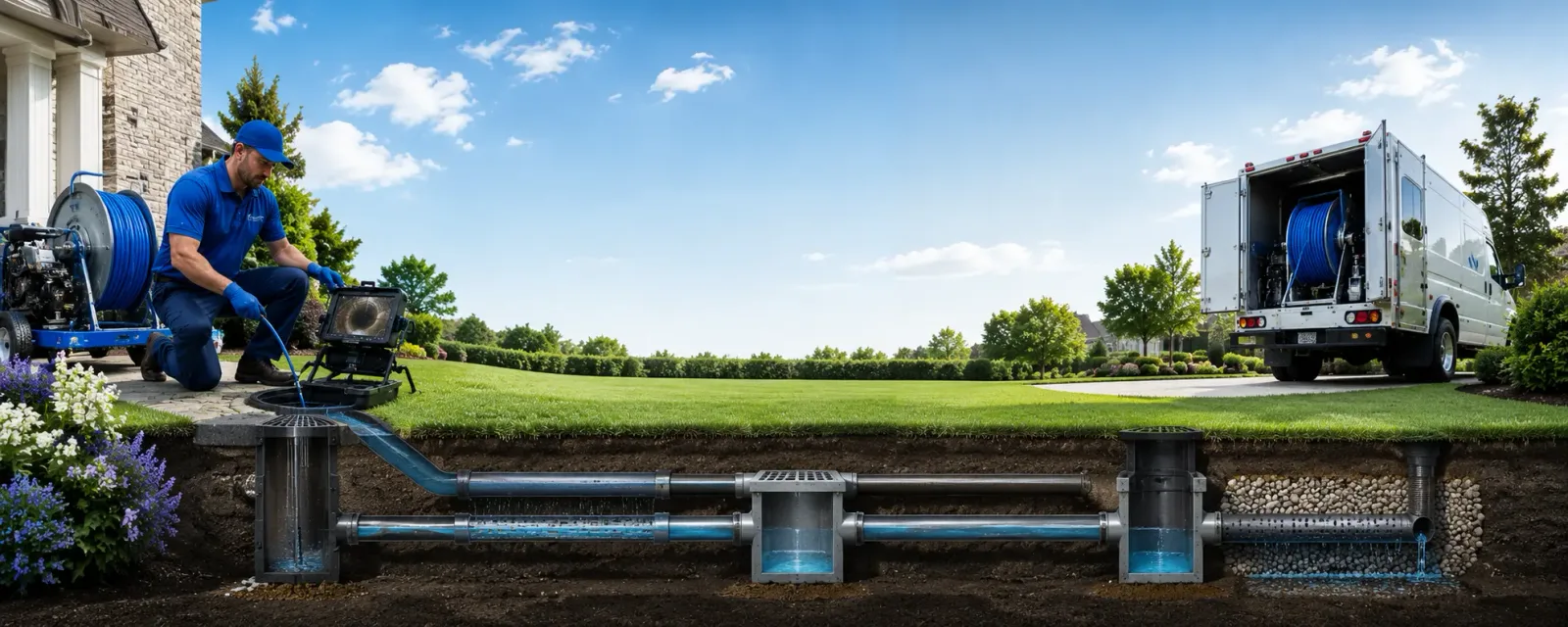 Outdoor drain cleaning information for Ruthven, IA